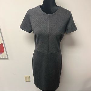 Banana Republic Short Sleeve Pinstripe Shift Dress